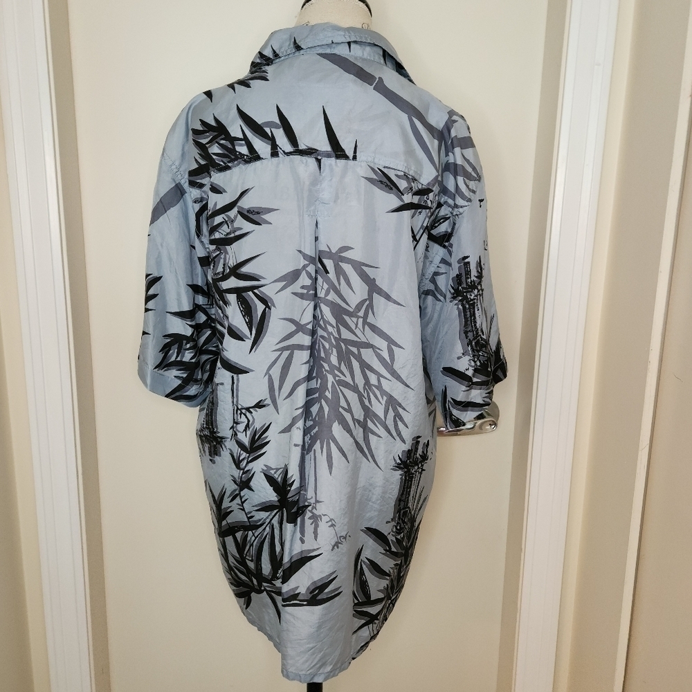 Vintage Silk Hawaiian Short Sleeve Shirt - Picture 5 of 10